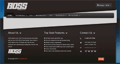 Desktop Screenshot of bossseats.com
