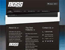 Tablet Screenshot of bossseats.com